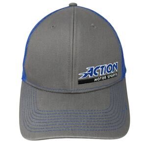 Action Motorsports Snapback Trucker Hat Multicolor One Size Adjustable Mesh Back